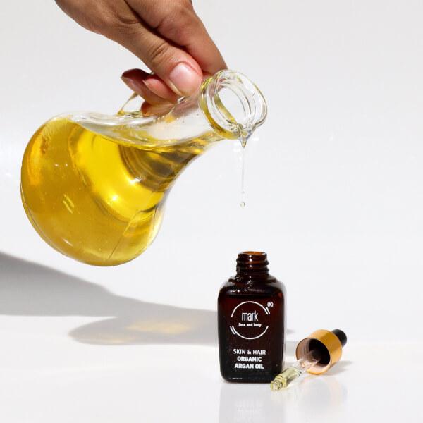 MARK organic Argan oil - pre starostivosť o pokožku aj vlasy MARK Face And Body 